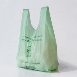 Sacos de T-shirt para Compras biodegradáveis
